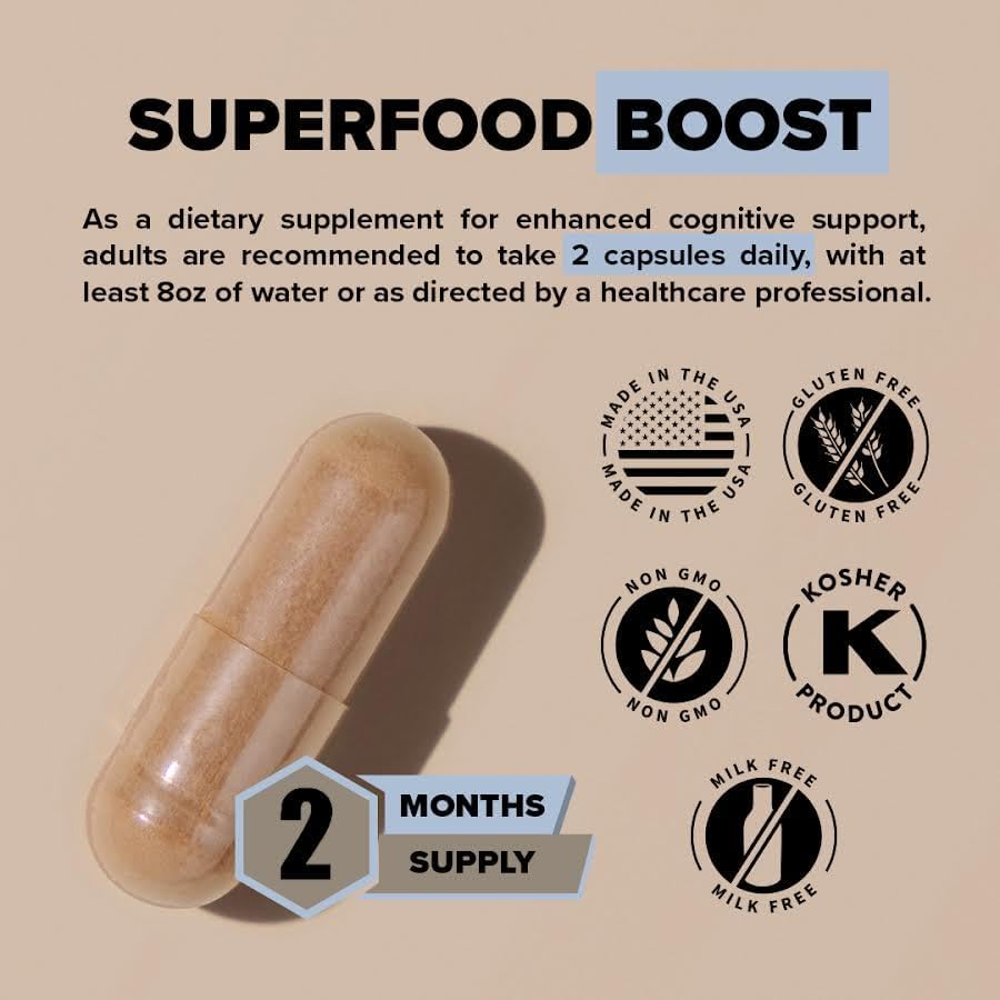 Lion Mane Mushroom Supplement Organic for Optimal Brain Focus - Healthy Day Supplements