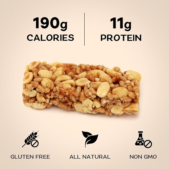 Gluten free Protein Bars, 5 Caramel Healthy Protein Bars for Active Lifestyles, Ideal Protein Bars for Meal Replacement, Perfect High Protein Bars for Muscle Recovery, and Sustained Energy - Healthy Day Supplements